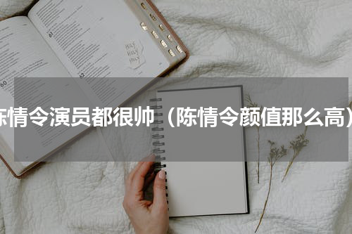 陈情令演员都很帅（陈情令颜值那么高）