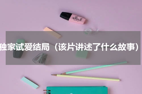 独家试爱结局（该片讲述了什么故事）