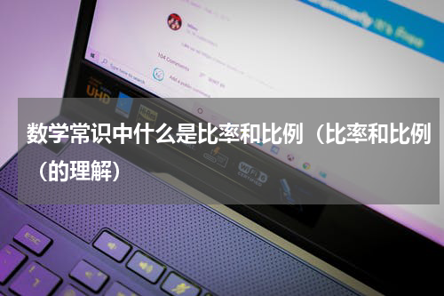 数学常识中什么是比率和比例（比率和比例（的理解）