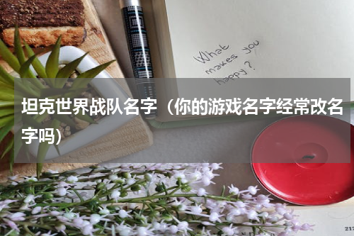 坦克世界战队名字（你的游戏名字经常改名字吗）