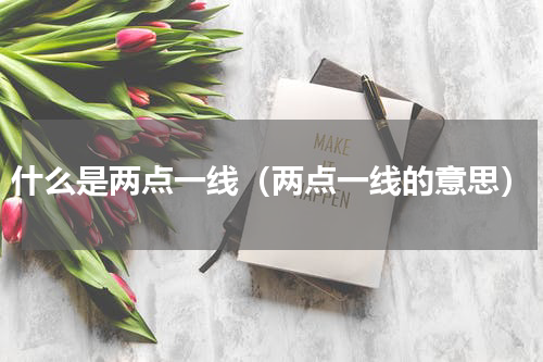 什么是两点一线（两点一线的意思）