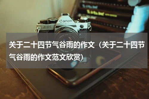关于二十四节气谷雨的作文（关于二十四节气谷雨的作文范文欣赏）