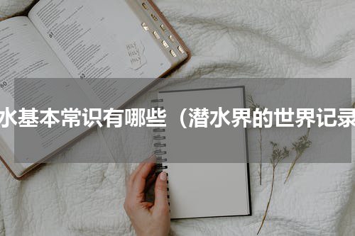 潜水基本常识有哪些（潜水界的世界记录）