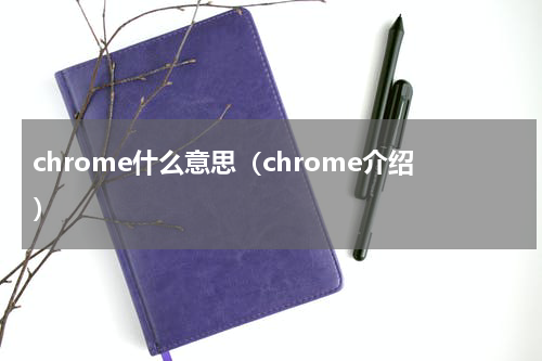 chrome什么意思（chrome介绍）