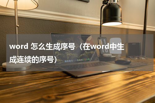 word 怎么生成序号（在word中生成连续的序号）