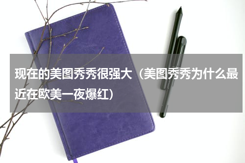 现在的美图秀秀很强大（美图秀秀为什么最近在欧美一夜爆红）