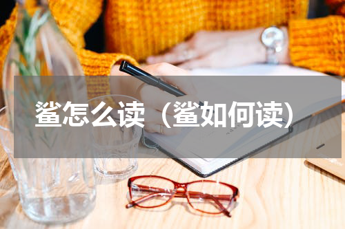 鲨怎么读（鲨如何读）
