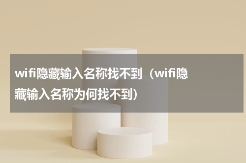 wifi隐藏输入名称找不到（wifi隐藏输入名称为何找不到）