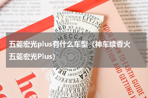 五菱宏光plus有什么车型（神车续香火五菱宏光Plus）
