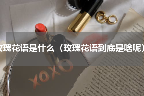 玫瑰花语是什么（玫瑰花语到底是啥呢）