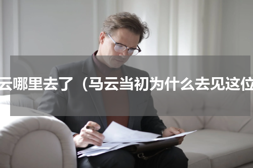 马云哪里去了（马云当初为什么去见这位）