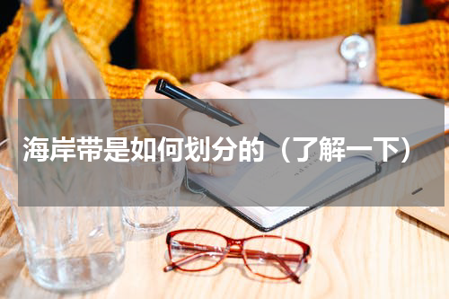 海岸带是如何划分的（了解一下）