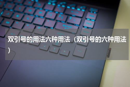 双引号的用法六种用法（双引号的六种用法）