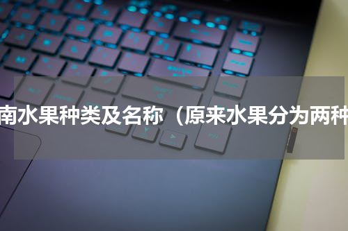 云南水果种类及名称（原来水果分为两种）