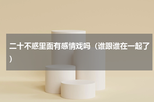 二十不惑里面有感情戏吗（谁跟谁在一起了）