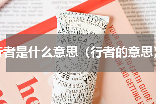 行者是什么意思（行者的意思）