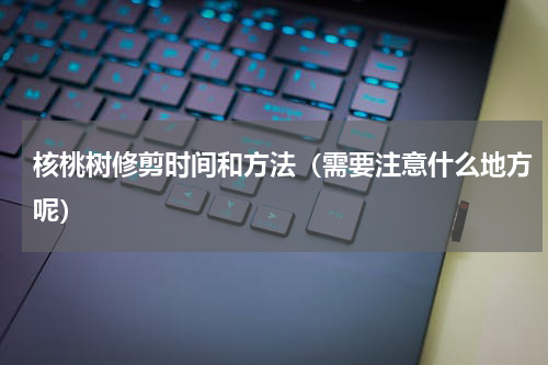 核桃树修剪时间和方法（需要注意什么地方呢）