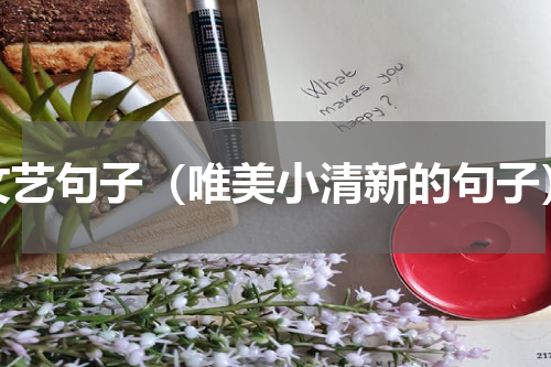 文艺句子（唯美小清新的句子）