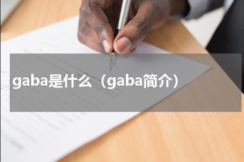 gaba是什么（gaba简介）