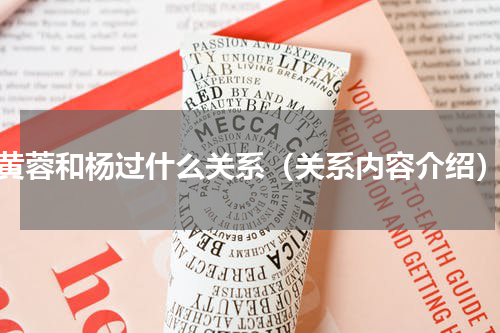 黄蓉和杨过什么关系（关系内容介绍）