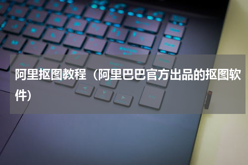 阿里抠图教程（阿里巴巴官方出品的抠图软件）