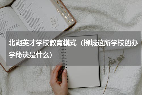 北湖英才学校教育模式（柳城这所学校的办学秘诀是什么）