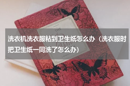 洗衣机洗衣服粘到卫生纸怎么办（洗衣服时把卫生纸一同洗了怎么办）
