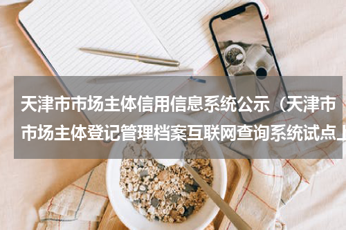 天津市市场主体信用信息系统公示（天津市市场主体登记管理档案互联网查询系统试点上线）