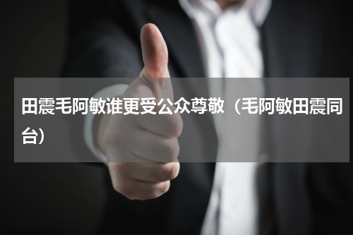 田震毛阿敏谁更受公众尊敬（毛阿敏田震同台）