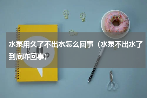 水泵用久了不出水怎么回事（水泵不出水了到底咋回事）