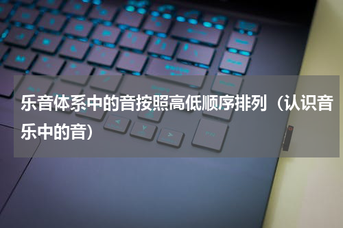 乐音体系中的音按照高低顺序排列（认识音乐中的音）