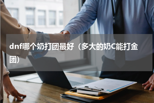 dnf哪个奶打团最好（多大的奶C能打金团）