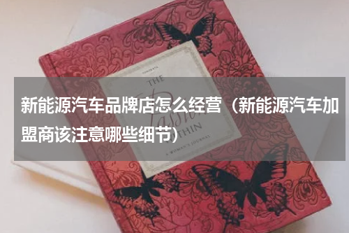新能源汽车品牌店怎么经营（新能源汽车加盟商该注意哪些细节）