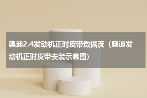 奥迪2.4发动机正时皮带数据流（奥迪发动机正时皮带安装示意图）