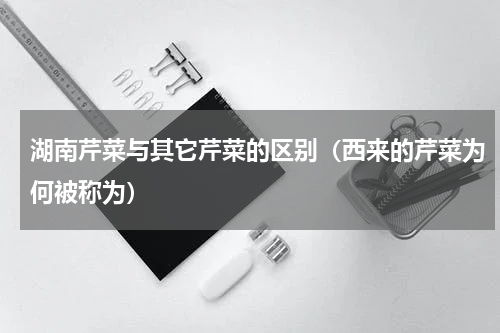 湖南芹菜与其它芹菜的区别（西来的芹菜为何被称为）