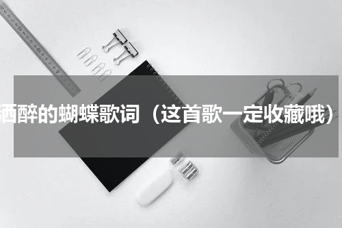 洒醉的蝴蝶歌词（这首歌一定收藏哦）