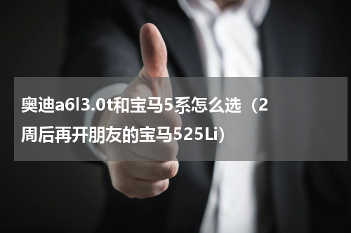奥迪a6l3.0t和宝马5系怎么选（2周后再开朋友的宝马525Li）