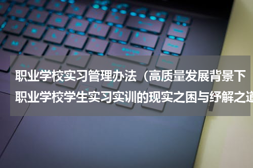 职业学校实习管理办法（高质量发展背景下职业学校学生实习实训的现实之困与纾解之道）