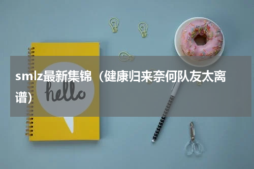smlz最新集锦（健康归来奈何队友太离谱）