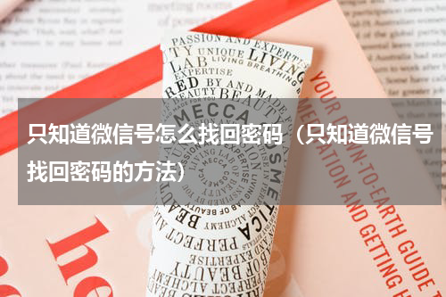 只知道微信号怎么找回密码（只知道微信号找回密码的方法）