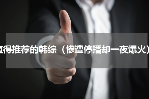 值得推荐的韩综（惨遭停播却一夜爆火）