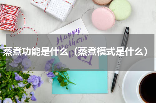 蒸煮功能是什么（蒸煮模式是什么）