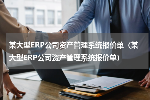 某大型ERP公司资产管理系统报价单（某大型ERP公司资产管理系统报价单）
