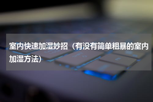 室内快速加湿妙招（有没有简单粗暴的室内加湿方法）