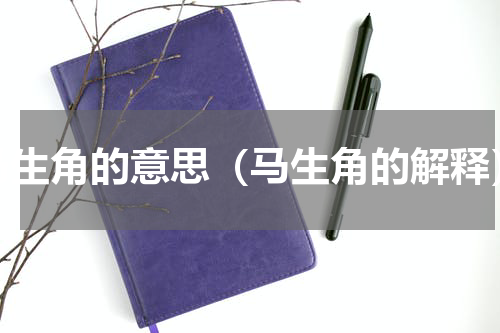 马生角的意思（马生角的解释）