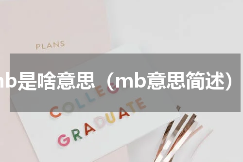 mb是啥意思（mb意思简述）
