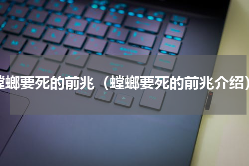 螳螂要死的前兆（螳螂要死的前兆介绍）