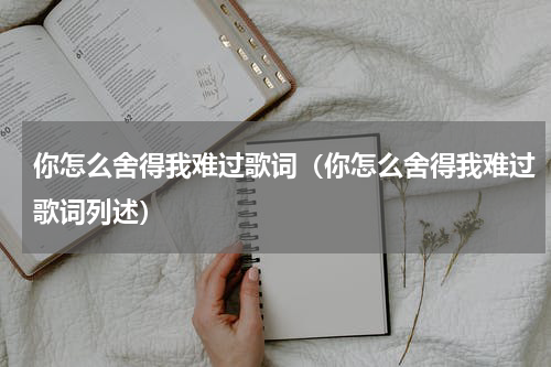 你怎么舍得我难过歌词（你怎么舍得我难过歌词列述）