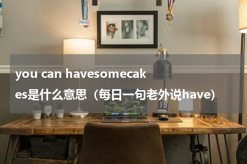 you can havesomecakes是什么意思（每日一句老外说have）