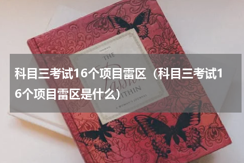 科目三考试16个项目雷区（科目三考试16个项目雷区是什么）
